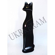 Копилка кот египетский черный маленький № 2521 фото