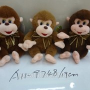 Игрушка мягкая обезьянка, модель MY-008, артикул A11-9748/19CM фотография