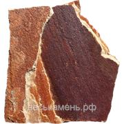 Плитняк “Златолит“ красный, 2-3 см фото