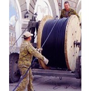 Монтаж кабелей связи фото