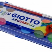 Набор акварели в виде сухих таблеток GIOTTO Watercolors, 12 цветов, 30 мм 12 цветов фото