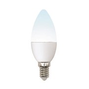 Led-c37-6w/nw/e14/fr/mb plm11wh лампа светодиодная. форма «свеча», матовая. серия multibright. белый свет
