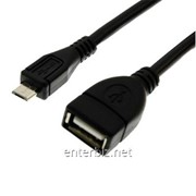 Дата кабель Drobak USB OTG 2.0 AF–Micro USB Тип B 0,1м (212666) DDP, код 127843