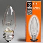 Лампа GE 40C1/CL/E27 74396 свеча /100/ фотография
