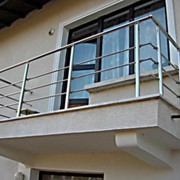Перила, пандусы, козырьки из нержавеющей стали фото