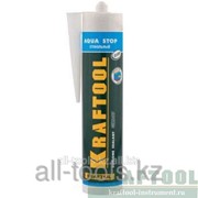 Герметик Kraftool Kraftflex GX107 AQUA STOP силиконовый стекольный, черный, 300мл Код: 41256-4 фотография