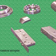 Механизм шторки ч. 181.16.03-090 широкого опускного окна для плацкартного вагона фото
