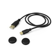 Зарядный кабель Hama Super Soft для PlayStation 4 (00054474) черный фото
