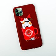 Чехол для телефона iPhone pro max 'Котик с рожками', 7,8 x 15,8 см фотография