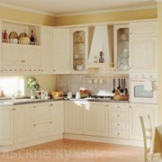 Кухня из белого дерева