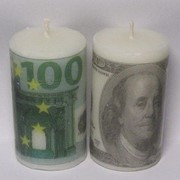 Свеча сувенирная Валюта