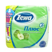 Туалетная бумага Zeva Plus 2-х слойная Яблоко