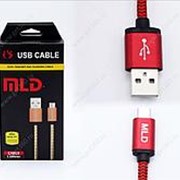 USB Data Кабель MLD 1M Red (Красный) фотография