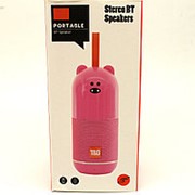Портативная Bluetooth колонка (Pink) фото