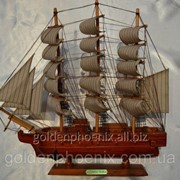 Статуэтка Корабль коричневый фото