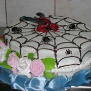 Торты детские - торт человек паук на заказ фотография
