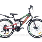 Подростковый горный велосипед Premier Raptor 24 Disc 13 2016 красный с черным