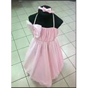 Платье розовое, детское фото