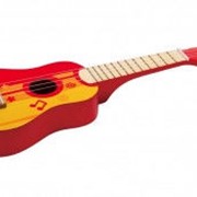 Музыкальный инструмент Гитара красная