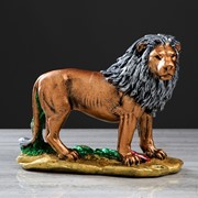 Копилка “Лев на подставке “, бронза, 26 см фотография