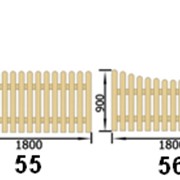 Деревянные ограждения “Форт“ фото