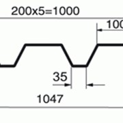 Профнастил C44×1000-A, B фотография
