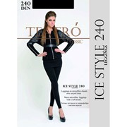 Легинсы женские из микрофибры с ворсом Ice Style leggings 240 цвет чёрный (nero), размер 4 фотография