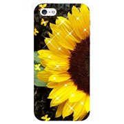 Чехол FaceCase SWAROVSKI Sunflower для iPhone 5/5s фотография