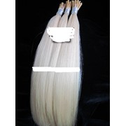 Славянские натуральные волосы для наращивания волос на капсулах фотография