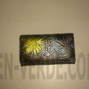 Кожаный кошелек в три сложения H.verde 2103-D12 фото