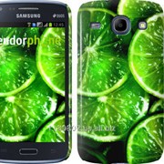 Чехол на Samsung Galaxy Core i8262 Зелёные дольки лимона 852c-88 фото