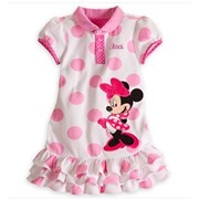 Платья детские Children Summer Dress Girls Minnie dress princess Dress cartoon pink Minnie Mouse Baby dress Dot 5pcslot 80-120cm Freeshipping, код 1409414338 фото