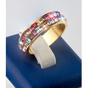 SWAROVSKI кольцо «Разноцветные браслетики» фотография