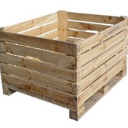 Ящики деревянные для овощей и фруктов фотография