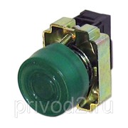 Кнопка XB2-BP31, зеленая, обрезин., 1НО контакт фото