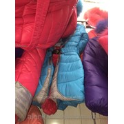 Детское зимнее пальто на девочку 3-7 лет. Голубое, код товара 131660001 фотография