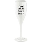 Бокал для шампанского cheers, no 1, you are my everything, superglas, 100 мл, белый (71316) фотография