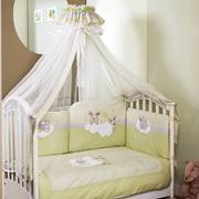 Комплект постельного белья Feretti детский 6 пр. ПКФ6 Rabbit green