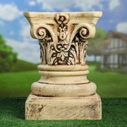 Садовая фигура “Колонна“, композитная, шамот, 48 см фото