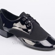 Galex Обувь для мальчика Пино для стандарта, черный лак и нубук