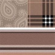 Плитка Dual Gres Cenefa Paisley Marron напольная 45x45 фотография