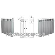 Биметаллический радиатор отопления Raditall Bimetallo 500 (12 секций) фото