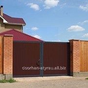 Распашные ворота DoorHan полотно из сендвич - панелей