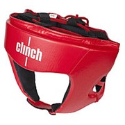 C112 Clinch Olimp Шлем боксерский (Цвет: Красный, Размер: M)