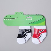 Набор носков Крошка Я 'Крокодил', 2 пары, 12-14 см фото