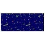 Рулонное цельное флуоресцентное полиэстровое полотно-обои «Звезды-1» фото