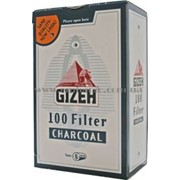 Фильтры для самокруток Gizeh угольные, уп-100шт фотография