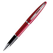 Waterman Ручка-роллер Waterman Carene Glossy Red ST, толщина линии F, посеребрение Цвет корпуса Красно-серебристый фото