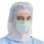 Одежда хирурга, Шапка шлем хирургическая с маской фото