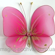 Бабочка большая розовая, декоративные украшения для гардин фурнитура для штор фото